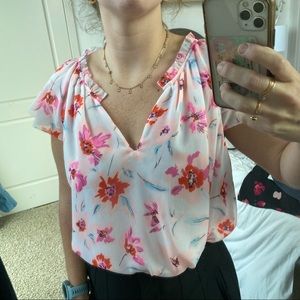floral cabi blouse